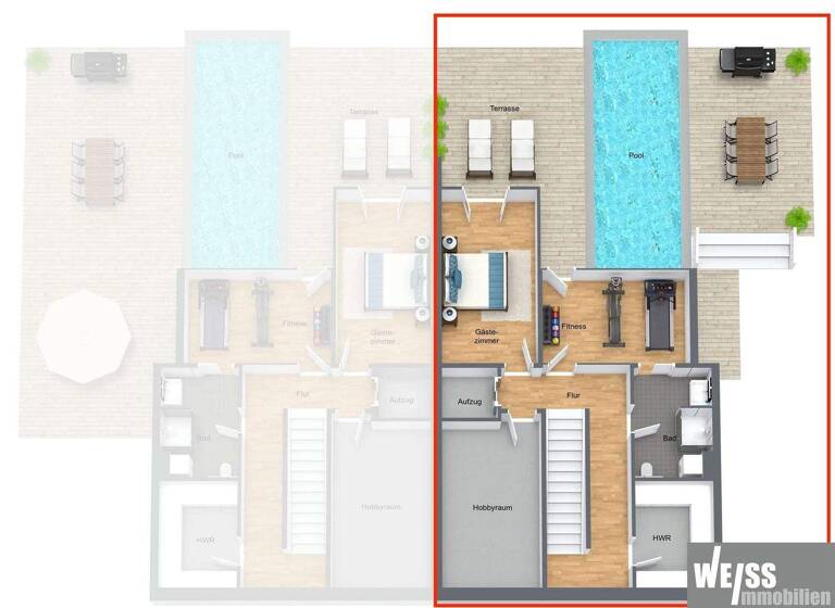 Doppelhaushälfte zum Kauf provisionsfrei 2.557.000 € 5 Zimmer 229 m² 400 m² Grundstück Höchberg 97204