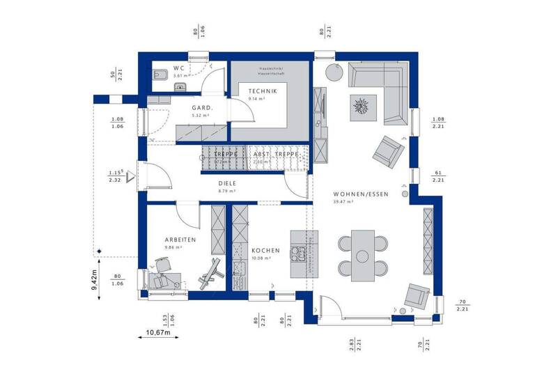 Einfamilienhaus zum Kauf 678.594 € 6 Zimmer 156 m² 484 m² Grundstück Ickern Castrop Rauxel 44577
