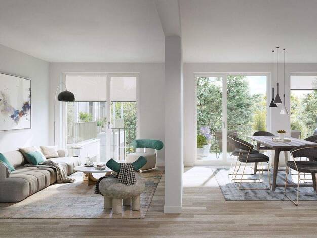 Wohnung zum Kauf - Erstbezug provisionsfrei 1.495.000 € 4 Zimmer 99,2 m² 1. Geschoss Leonrodstraße 11 Neuhausen-Nymphenburg München 80634