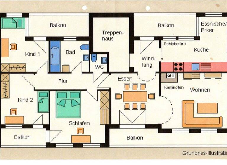 Wohnung zum Kauf provisionsfrei 375.000 € 4 Zimmer 119 m² 3. Geschoss Frauenbrünnl Straubing 94315