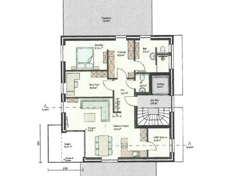 Wohnung zum Kauf provisionsfrei 348.000 € 3 Zimmer 86 m²<br/>Wohnfläche Dachgeschoss, 1.<br/>Geschoss Innenstadt Aurich 26603