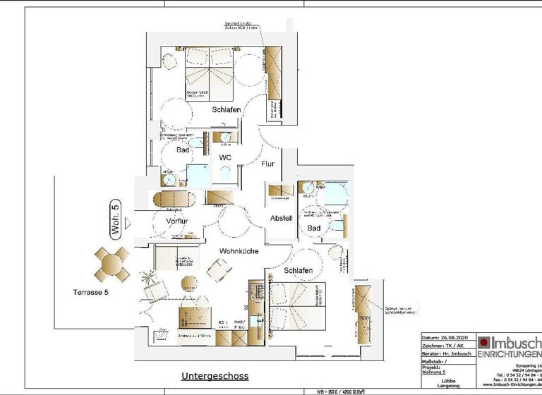 Wohnung zum Kauf 1.200.000 € 3 Zimmer 75 m² Langeoog 26465