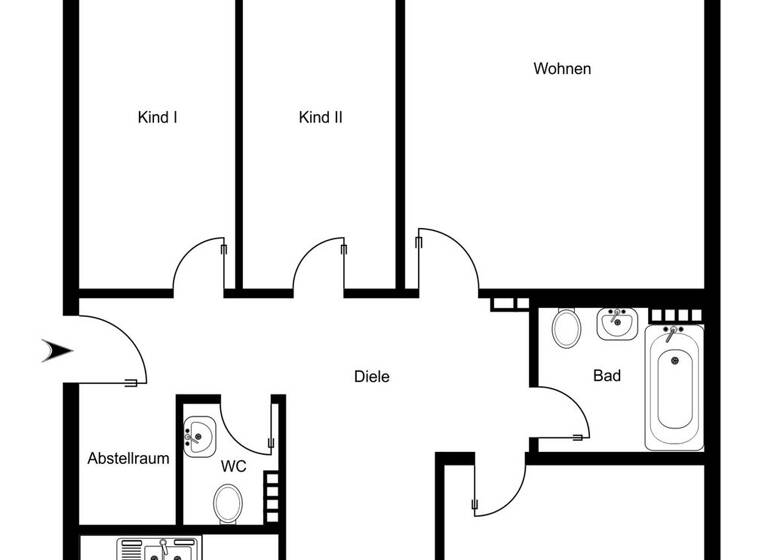 Wohnung zum Kauf 350.000 € 3,5 Zimmer 96 m² 3. Geschoss frei ab sofort Rahlstedt Hamburg 22149