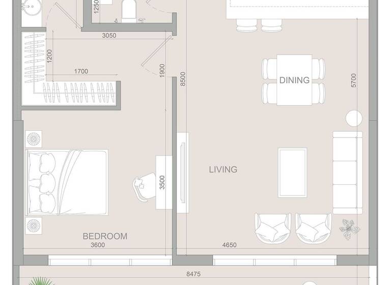 Wohnung zum Kauf provisionsfrei 380.871 € 2 Zimmer 97,9 m² Dubai 00000