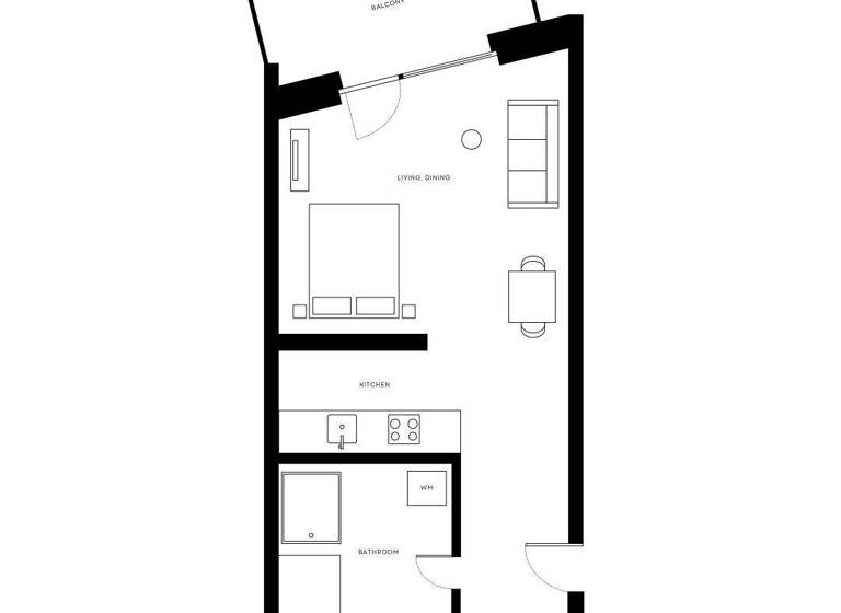 Studio zur Miete - Erstbezug 981 € 1 Zimmer 33,4 m² 9. Geschoss Dresdner Straße Wien 1200