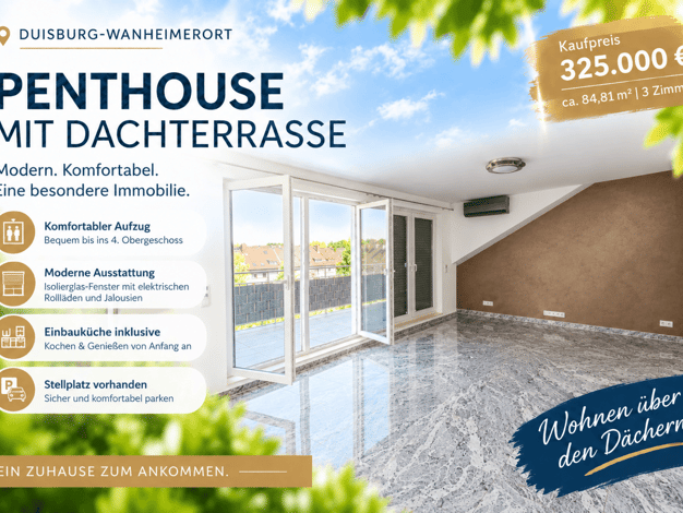 Sonstiges zum Kauf als Kapitalanlage geeignet 300.000 € 3 Zimmer 84,8 m² Wanheimerort Duisburg 47055