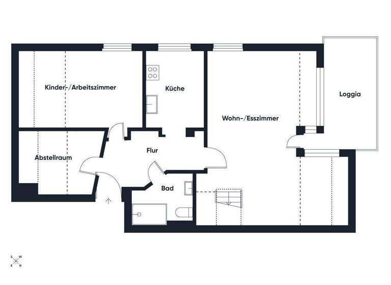 Maisonette zum Kauf 295.000 € 3,5 Zimmer 85 m² 2. Geschoss Hochdorf Remseck am Neckar 71686