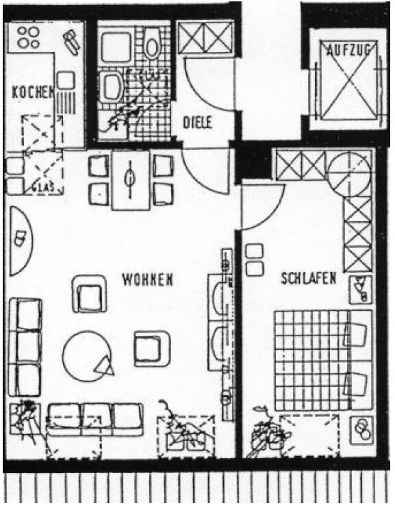 Wohnung zum Kauf 202.000 € 2 Zimmer 52 m²<br/>Wohnfläche 4.<br/>Geschoss Zentrum - Nordwest Leipzig 04105