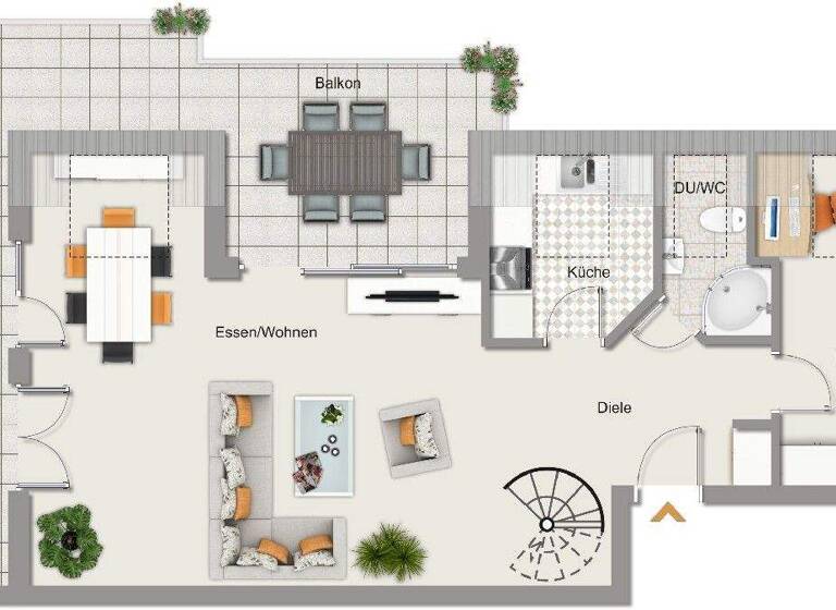 Maisonette zum Kauf 428.000 € 3 Zimmer 110 m² 2. Geschoss Mainflingen Mainhausen 63533