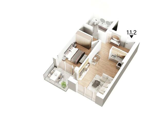 Wohnung zum Kauf - Erstbezug provisionsfrei 367.914 € 2 Zimmer 56,2 m² Wiblingen Ulm 89079