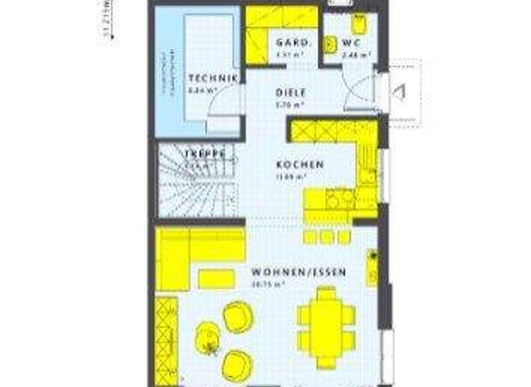 Doppelhaushälfte zum Kauf provisionsfrei 569.000 € 5 Zimmer 135 m² 300 m² Grundstück Hanhofen 67374