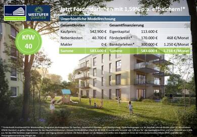 Wohnung zum Kauf - Erstbezug provisionsfrei 542.800 € 4 Zimmer 119,8 m² 1. Geschoss Markranstädt Markranstädt 04420