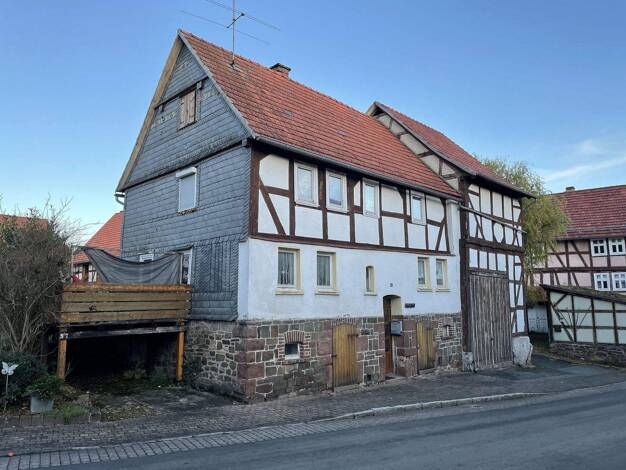 Einfamilienhaus zum Kauf 59.000 € 4 Zimmer 100 m² 198 m² Grundstück Viermünden Frankenberg 35066