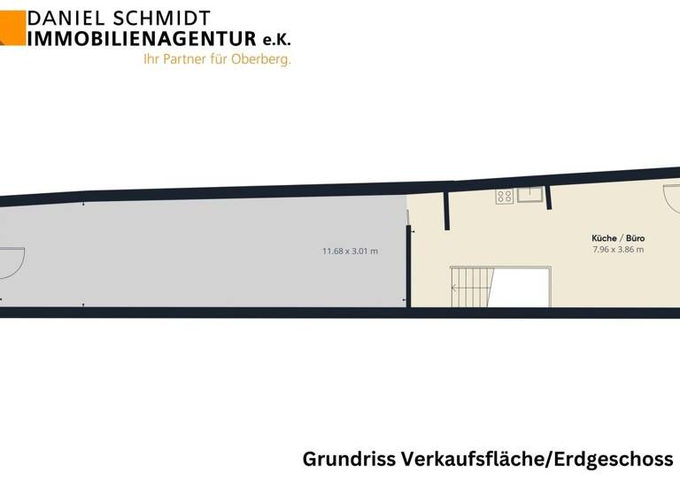 Laden zum Kauf 199.000 € 2 Zimmer 31,5 m² Verkaufsfläche Gummersbach 51643