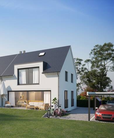 Doppelhaushälfte zum Kauf 788.000 € 6 Zimmer 215 m² 200 m² Grundstück frei ab sofort Zeppelinstraße 10 Rutesheim Rutesheim 71277