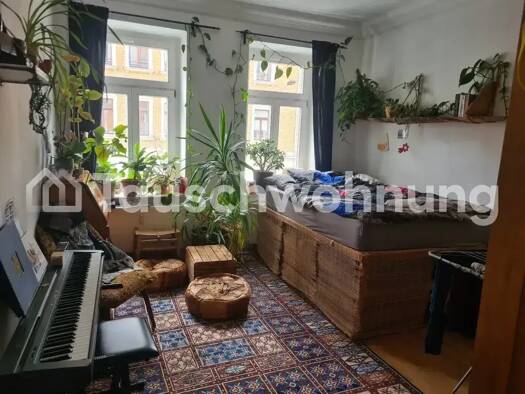 Wohnung zur Miete Tauschwohnung 410 € 2 Zimmer 60 m² 1. Geschoss Connewitz Leipzig 04277