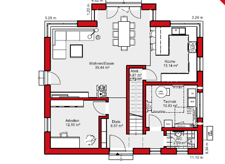 Einfamilienhaus zum Kauf 838.800 € 6 Zimmer 168 m² 664 m² Grundstück Maximiliansau Wörth am Rhein 76744