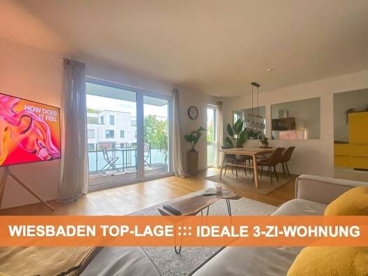 Wohnung zum Kauf 588.500 € 3 Zimmer 90,5 m² 1. Geschoss Wiesbaden Wiesbaden 65189