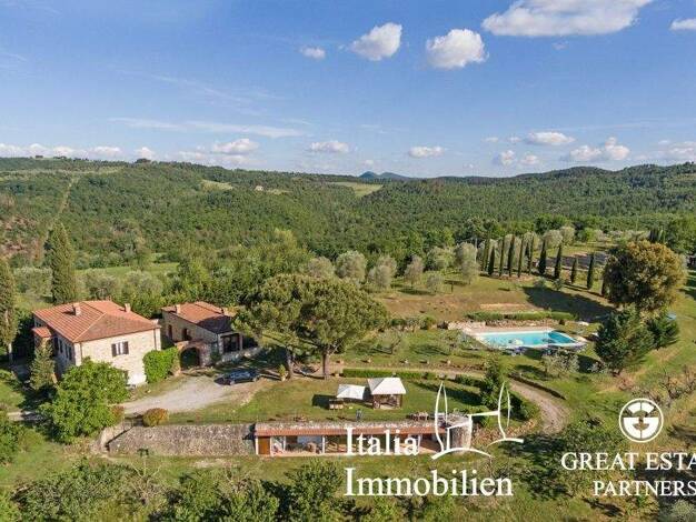 Bauernhaus zum Kauf 1.200.000 € 27 Zimmer 350 m² 19.830 m² Grundstück Rapolano Terme 53040