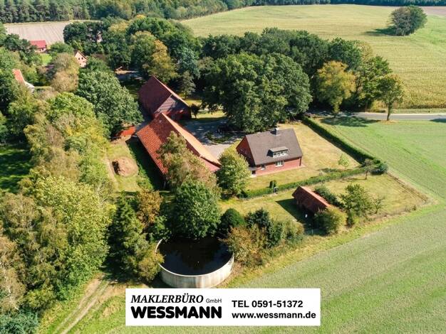 Bauernhaus zum Kauf 8 Zimmer 223 m² 8.000 m² Grundstück frei ab sofort Klosterholte Haselünne 49740