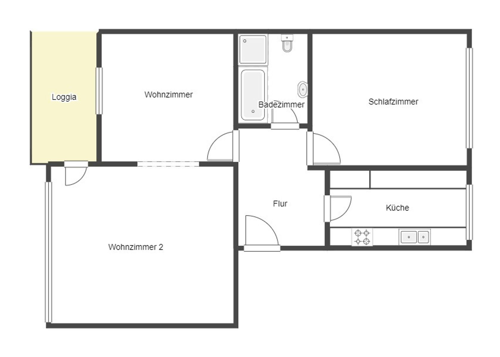 Wohnung zum Kauf 195.000 € 3 Zimmer 68,1 m²<br/>Wohnfläche EG<br/>Geschoss 01.06.2025<br/>Verfügbarkeit Döse Cuxhaven 27474