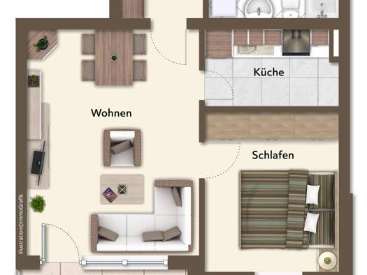 Wohnung zum Kauf 165.000 € 2 Zimmer 52 m² Deggendorf 94469