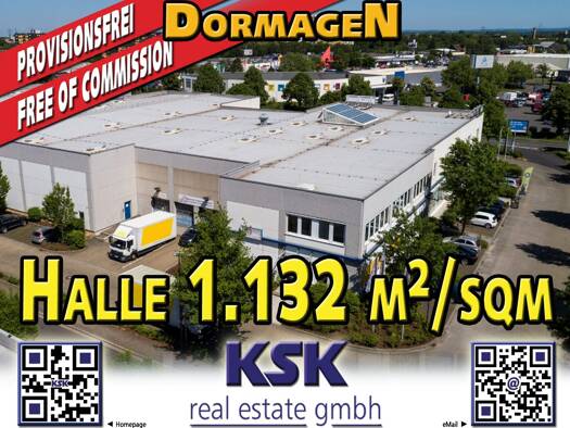 Logistikzentrum zur Miete provisionsfrei 1.132 m² Lagerfläche Horrem Dormagen 41540