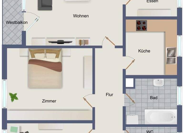 Wohnung zum Kauf 139.000 € 3 Zimmer 79,5 m² 1. Geschoss Thyrnau 94136