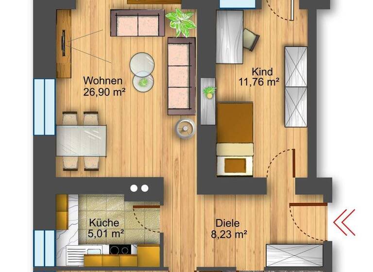 Wohnung zum Kauf als Kapitalanlage geeignet 259.000 € 3 Zimmer 75,7 m² Preußstraße 8 Bühlau/Weißer Hirsch Dresden 01324