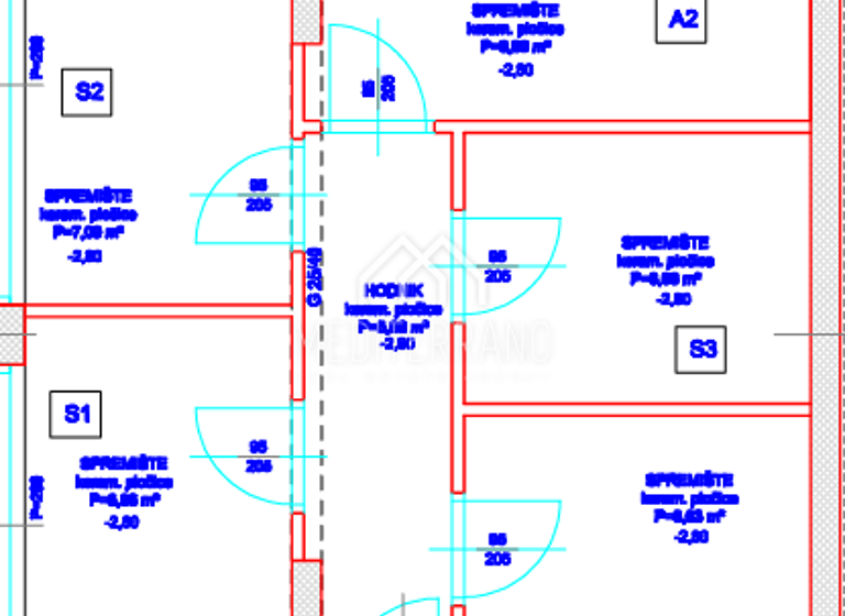 Wohnung zum Kauf 375.975 € 3 Zimmer 2. Geschoss Sibenik - Okolica 22000