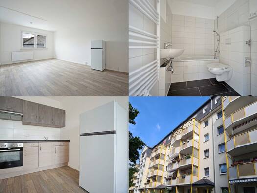 Wohnung zur Miete 309 € 3 Zimmer 54,2 m² 6. Geschoss Arthur-Schulz-Straße 45 Freiberg 09599