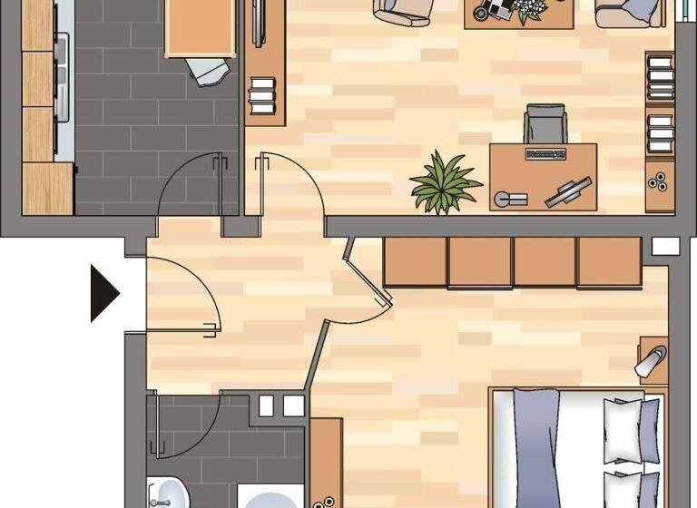 Wohnung zur Miete 519 € 2 Zimmer 51,9 m² 2. Geschoss Greifstraße 17 Gaarden-Ost Kiel 24143