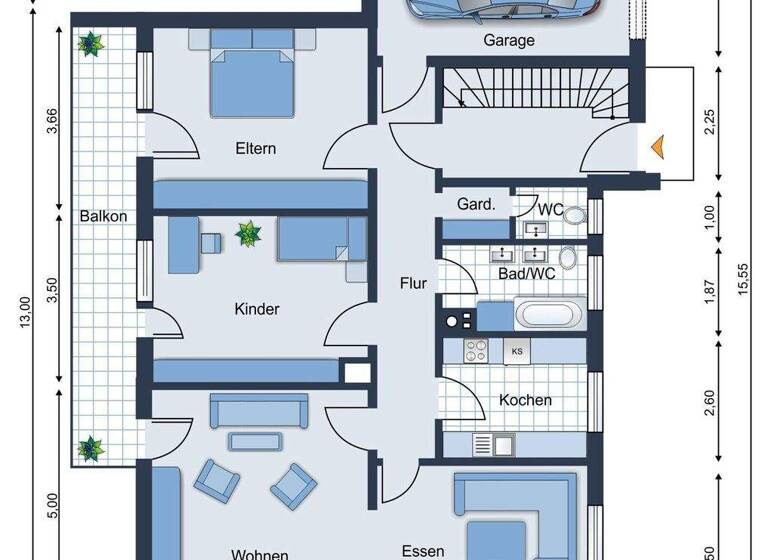 Einfamilienhaus zum Kauf 387.000 € 11 Zimmer 217 m² 2.897 m² Grundstück frei ab 01.04.2026 Tannheim 78052