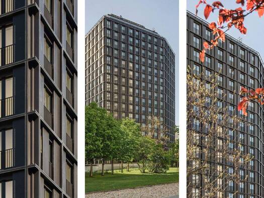 Wohnung zur Miete - Erstbezug 1.445 € 2 Zimmer 48,9 m² 17. Geschoss Wien 1220