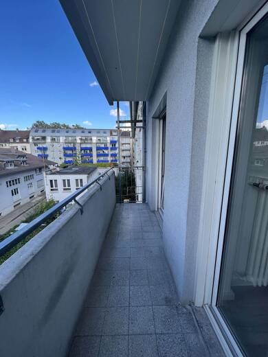 Wohnung zur Miete 1.100 € 2 Zimmer 59 m² 2. Geschoss frei ab 15.06.2025 Nebeniusstr. 39 Südstadt - Südlicher Teil 76137 Karlsruhe 76137