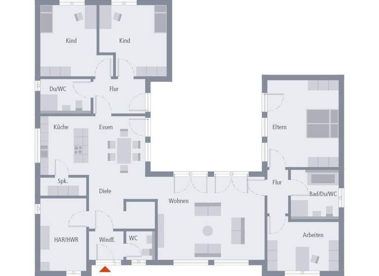 Bungalow zum Kauf 1.366.900 € 6 Zimmer 161,7 m² 1.243 m² Grundstück Konradshöhe Berlin 13505