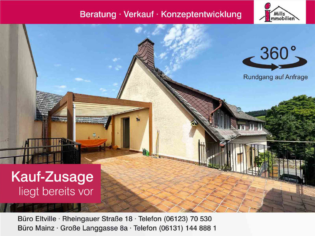 Einfamilienhaus zum Kauf 348.000 € 11 Zimmer 180 m²<br/>Wohnfläche 412 m²<br/>Grundstück Kiedrich 65399