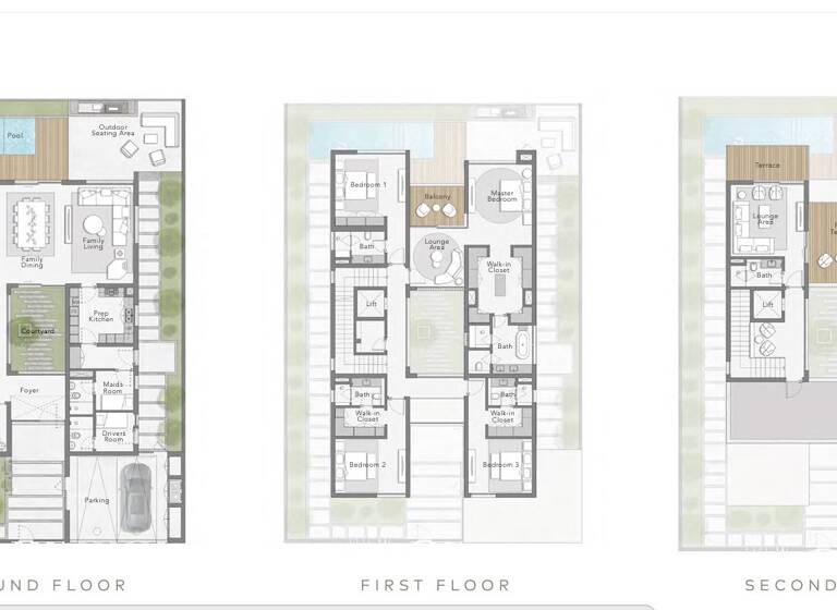 Villa zum Kauf provisionsfrei 4.250.000 € 4 Zimmer 532 m² 535 m² Grundstück Dubai 10101