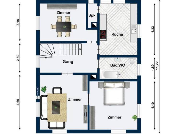 Mehrfamilienhaus zum Kauf 420.000 € 9 Zimmer 180 m² 734 m² Grundstück Ortsgebiet Sasbach 77880