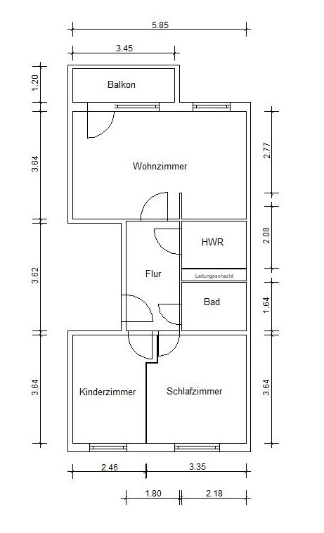 Wohnung zur Miete 360 € 3 Zimmer 57,2 m²<br/>Wohnfläche 1.<br/>Geschoss Johannes-R.-Becher-Straße 10 Hanns-Eisler-Platz / Kannenstieg Magdeburg, Erdgeschoss rechts 39128