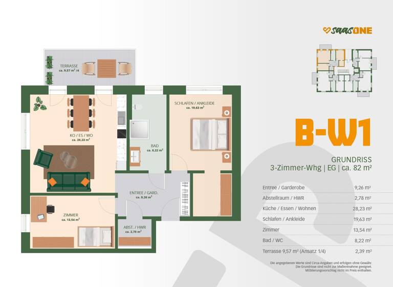 Studio zum Kauf provisionsfrei 422.200 € 3 Zimmer 82,8 m²<br/>Wohnfläche EG<br/>Geschoss Glocke / Saas Bayreuth 95447
