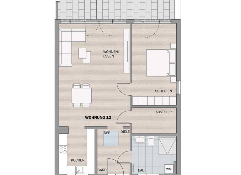 Wohnung zum Kauf - Erstbezug 519.900 € 2 Zimmer 81,6 m² Schnait Weinstadt 71384