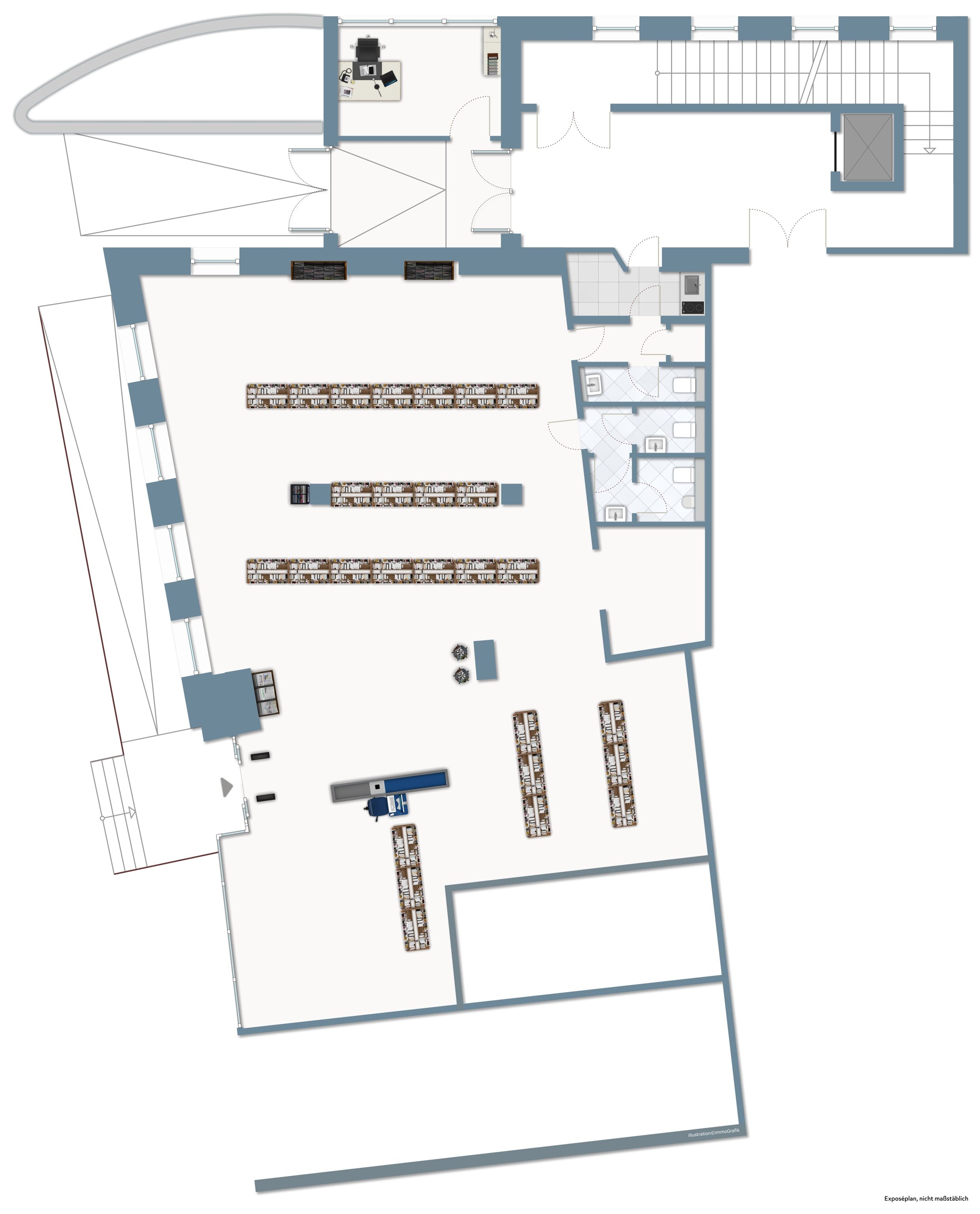 Verkaufsfläche zur Miete 2.203 € 191,4 m²<br/>Verkaufsfläche Luitpoldplatz 7 City Bayreuth 95444