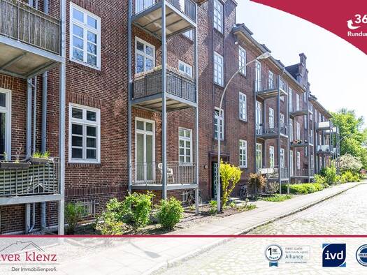 Wohnung zur Miete 630 € 2 Zimmer 76,7 m² 2. Geschoss Nordstadt Flensburg 24939