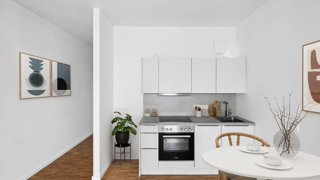 Wohnung zur Miete - Erstbezug 1.045 € 1 Zimmer 47,8 m² 3. Geschoss Lisa-Fittko-Straße 11 Moabit Berlin 10557