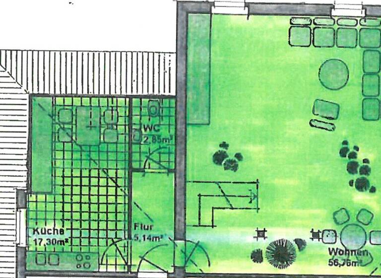 Wohnung zur Miete 793 € 4 Zimmer 122 m²<br/>Wohnfläche 2/3<br/>Geschoss Klein Wanzleben Wanzleben-Börde 39164