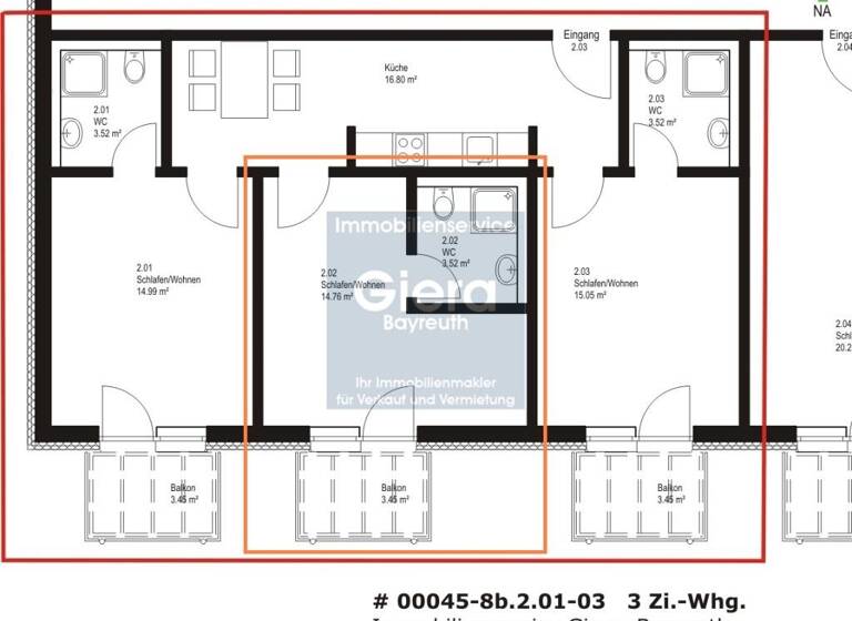 Wohnung zur Miete 300 € 1 Zimmer 25,6 m²<br/>Wohnfläche 2.<br/>Geschoss 01.08.2025<br/>Verfügbarkeit Justus-Liebig-Straße 8b Altstadt Bayreuth 95447