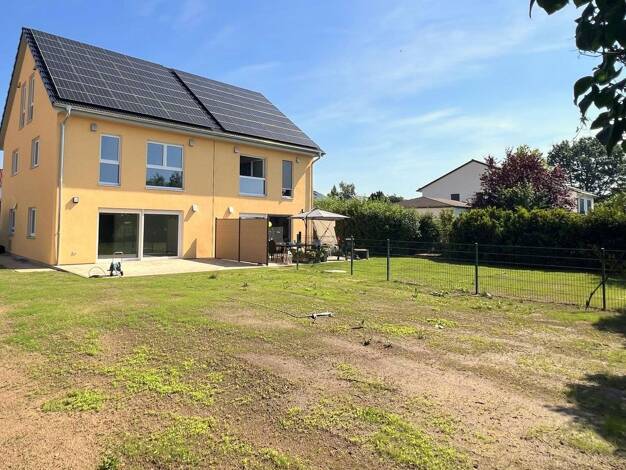 Doppelhaushälfte zur Miete - Erstbezug 2.675 € 6 Zimmer 158 m² 380 m² Grundstück An der Vogelweide 66 Burghausen-Rückmarsdorf Leipzig 04178