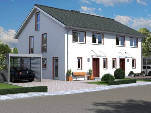 Doppelhaushälfte zum Kauf - Erstbezug 359.500 € 6 Zimmer 110 m² 279 m² Grundstück Sennestadt Bielefeld 33689