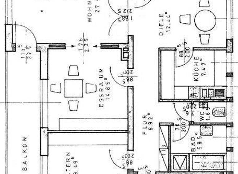 Wohnung zur Miete 650 € 4 Zimmer 118 m² 1. Geschoss frei ab 01.05.2026 Straubing 94315